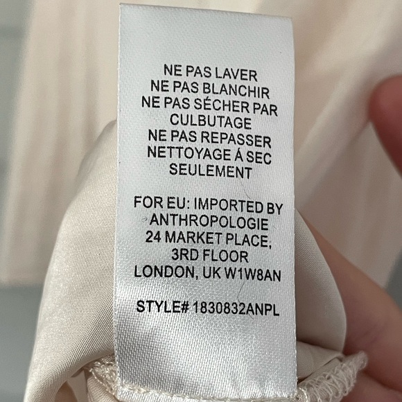 Current Air for Anthropologie Flutter Sleeve Top Size 2X - Picture 6 of 8